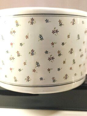 Stoneware Planter, 1970s Taiwan Oven Proof Pottery, Small Handled Crock, Cottage